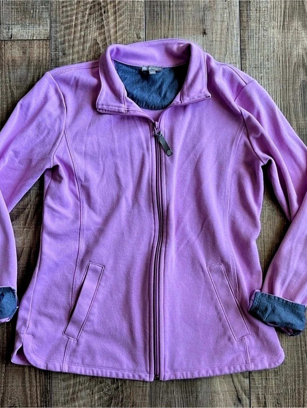 Talbots Purple Full-Zip Jacket Size XS